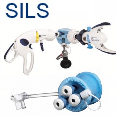 Инструменты SILS (диссекторы, зажимы, ножницы, крючки)