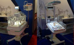 Инкубаторы и реанимационные столы для новорожденных Atom Sunflower